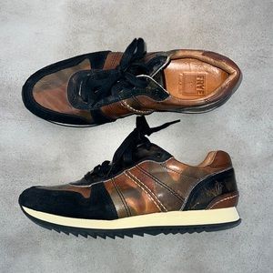 😎 Frye leather Camo sneakers